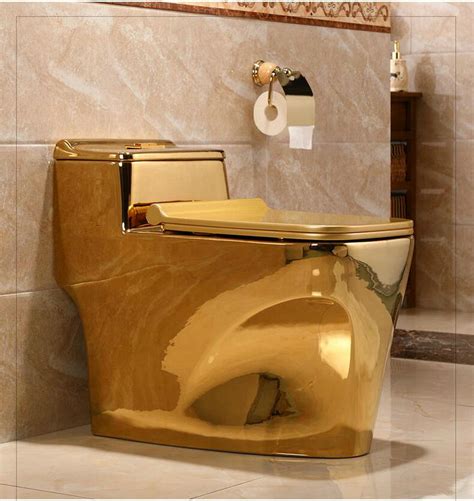 gold water tank toilets